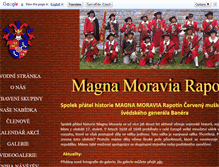 Tablet Screenshot of magnamoravia.cz